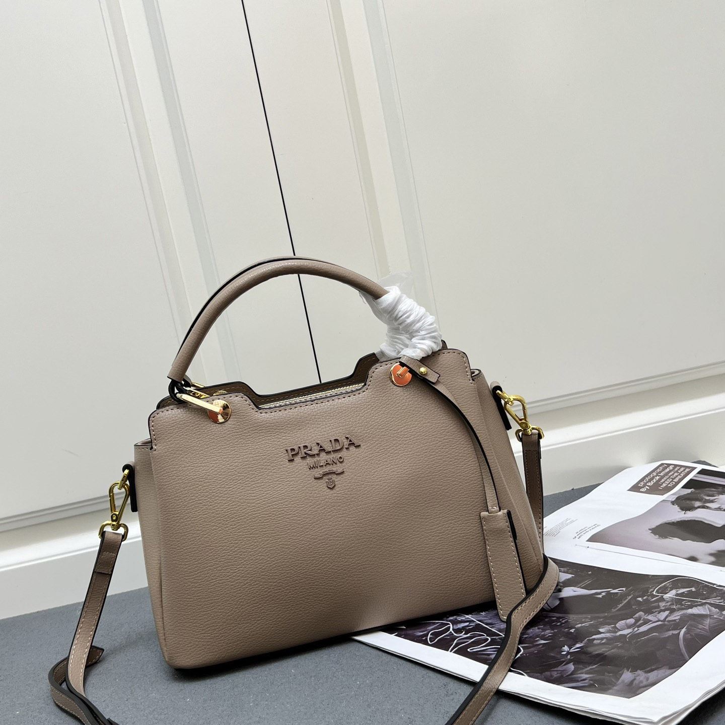 Pra*a top handle bags
